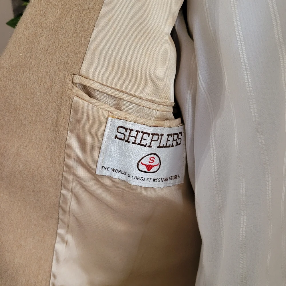 Sheplers Wool/Cashmere Blend Sport Coat 44L - Picture 6 of 12